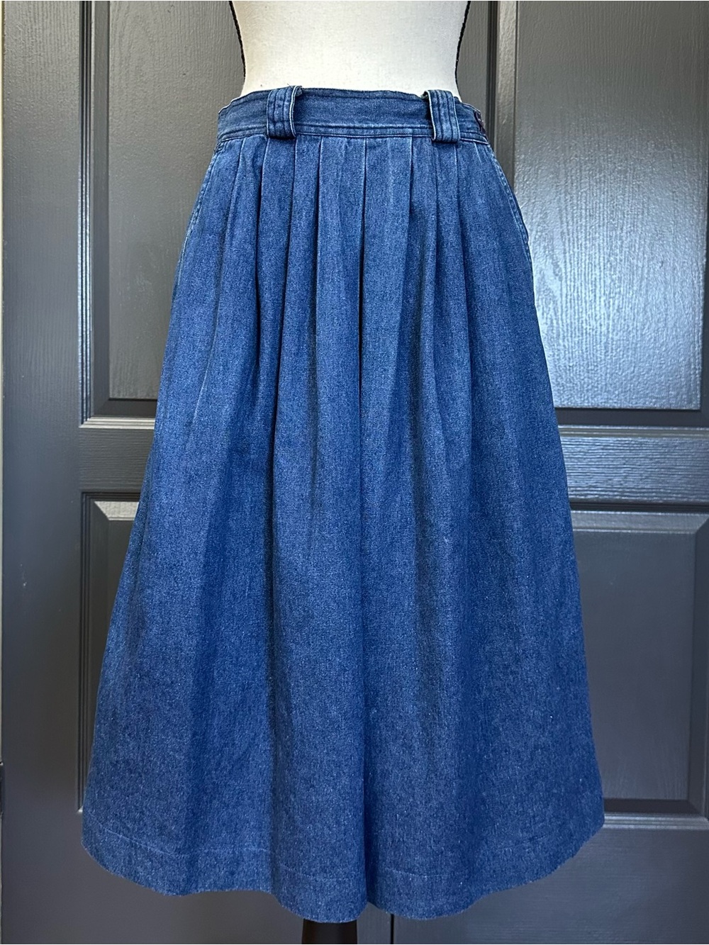 Tabi Denim pleated Skirt - REPOSH